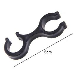 Outdoor bengalas de conexão, escalada Rod Clip, antiderrapante Trekking Pole, fivela de anel duplo, 8 caracteres, 4pcs - Image 6