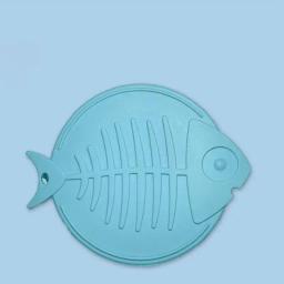 Pode Cobrir Comida De Gato Peixe Em Forma De Osso Comida De Gato Pode Cobrir De Forma De Peixe Silicone Pode Tampas De Tampas Para Comida De Cachorro E Gato - Image 4