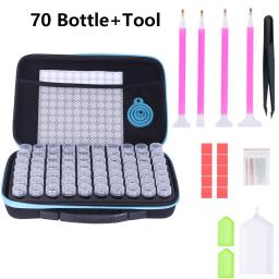 Artesanato Saco De Armazenamento Para Costura Suprimentos, Art Caixa De Armazenamento, DIY Diamond Art, Recipientes De Jóias, 30 Slots, 70 Slots, 140 Slots - Image 1