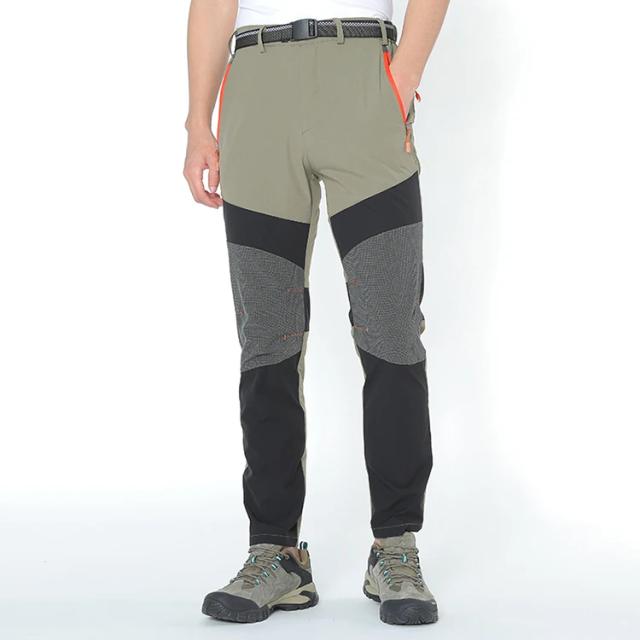Calça Masculina de Alpinismo Respirável e Leve para Verão - Elástica, de Secagem Rápida e Confortável