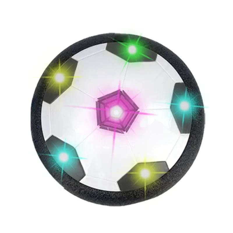 Nova hover bola de futebol almofada de ar flutuante espuma futebol com luz led brinquedos de deslizamento bola de futebol criança ao ar livre indoor jogos esportivos - Image 1
