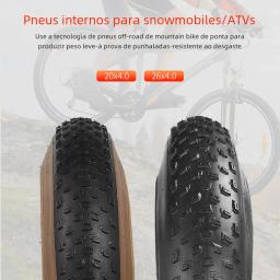 Tanke anti punctura neve praia bicicleta pneu ao ar livre ciclismo mtb bicicleta anti-deslizamento pneu gordo 20x4.0 26x4.0 pneu resistente a punctura - Image 6
