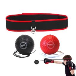 Equipamento de bola de boxe para iniciantes, faixa de cabeça para reflexo, suprimentos de fitness interno, treinador portátil de boxe para pátio - Image 1