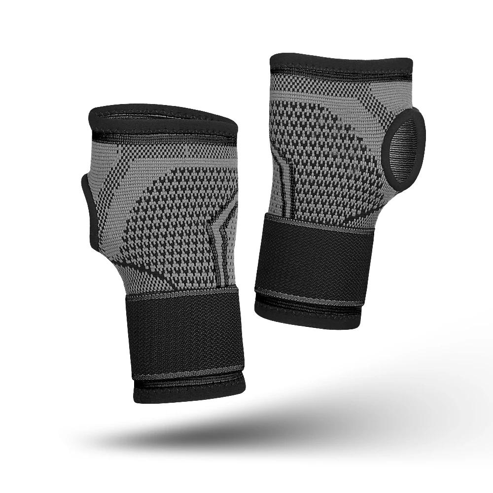 Suporte de pulso de malha elástica Bandagem ajustável Mão Sport Wristband Gym Hand Guard Envoltório do túnel do carpo 1pc - Image 1