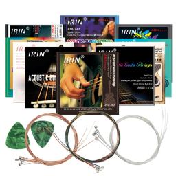 IRIN-Cordas de guitarra acústica com picaretas, Cordas de guitarra popular, Fio de aço inoxidável, Acessórios de guitarra - Image 1