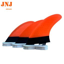 JNJ-FCS II M G5 Tamanho Prancha Fins, Feito por Fibra de Vidro, Honeycomb Material para Surf, Tri-set - Image 1