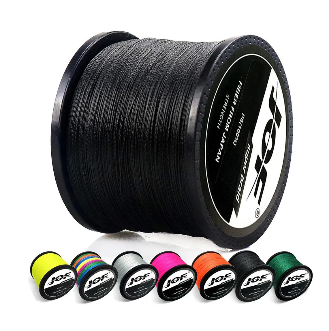 Linha de pesca trançada de 300M Linha de pesca multifilamento de 4 fios de alta resistência - Image 1