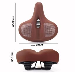 Almofada do assento da bicicleta ampliando espessamento macio e confortável sela para mtb bicicleta de estrada elétrica mountainbike accessoir - Image 2