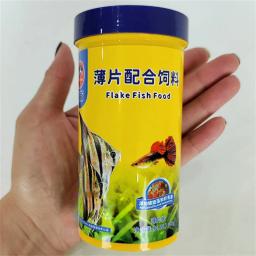 Comida para peixes ornamentais ao ar livre, floco de clareamento, alimento tropical, ração sem água lamacenta, alta qualidade, 40g, 5g, novo - Image 5