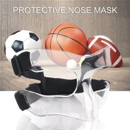 Máscara de escudo facial de basquete para homens e mulheres, máscaras de treinamento esportivo, nariz e rosto para adultos - Image 6