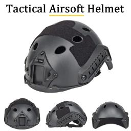 Combinação de Capacete Airsoft e Máscara de Paintball, com Capa de Capacete e Balaclava, Combate a curta distância CQB, Equipamento de proteção facial completa - Image 4