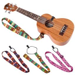 Ajustável poliéster guitarra cinta, estilo étnico, Ukulele Acessório - Image 1