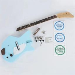 3 Cordas Montado Madeira Guitarra Elétrica Acústica Crianças Pickup Mini Viagem Música Cordas Instrumento Violao Para Crianças Iniciante - Image 4