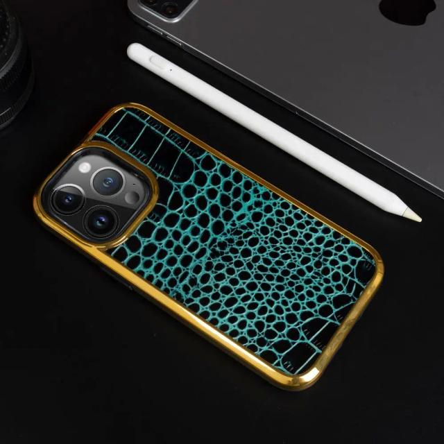 Capa de Couro Genuíno para iPhone com Design Exclusivo e Proteção Shockproof - Compatível com iPhone 14 Pro Max, 13, 12, 11, XS Max, XR e X
