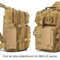 Tactical Molle Bolsa de Transporte, Pequenos itens, Caça, Tiro, Ao ar livre, Camping, EDC Bag, Saco da cintura, Saco do telefone móvel - Image 6