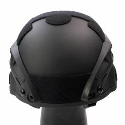 BOOIU-ACH Capacete tático com proteção auricular, plástico ABS ajustável, montagem frontal NVG, trilho lateral, MICH 2000, 3mm - Image 5