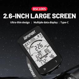 AliExpress Coleção GPS Bike Computador IGPSPORT BSC100S Ciclo Sem Fio Velocímetro Bicicleta Cronômetro Digital Ciclismo Odômetro - Image 2