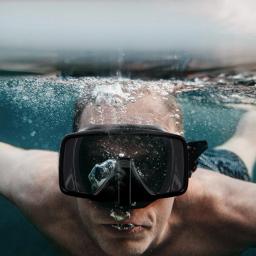 Máscara De Mergulho De Silicone Ajustável Máscara De Mergulho, Googles De Natação, Óculos De Salvamento, Equipamento De Mergulho Profissional Para Esportes Aquáticos - Image 4