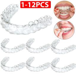 Ortodôntico Boca Guarda Set, protetor de dentes, guarda noturna, chaves, bandejas de clareamento, eva, 1-6 pares - Image 1