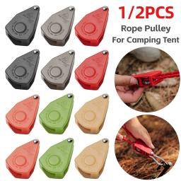 Tenda vento corda tensor, polia ajustável, Camping, caminhadas, prendedor de corda ao ar livre, regulador para Canopy Kayak Canoe, 1 Pc, 2Pcs - Image 1