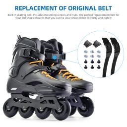 Correias de fivela universais para patinar sapatos, Acessórios para patins, Peças de reposição ajustáveis - Image 1