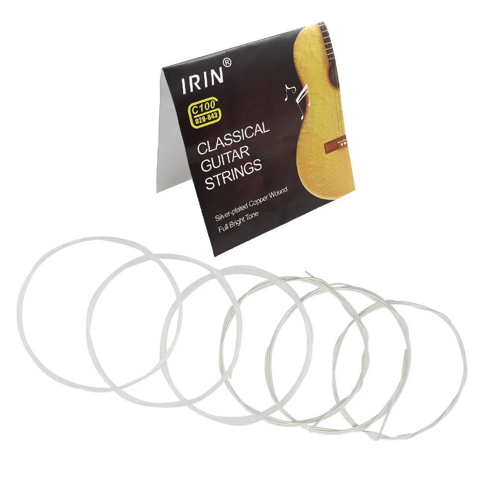6 pçs clássico guitarra cordas cordas de guitarra de náilon clássico guitarra corda instrumento acessórios - Image 1