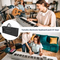 Impermeável Oxford Pano Piano Bag, bolsa espessada, 61 chaves, Mala do teclado, acessórios do instrumento eletrônico - Image 4