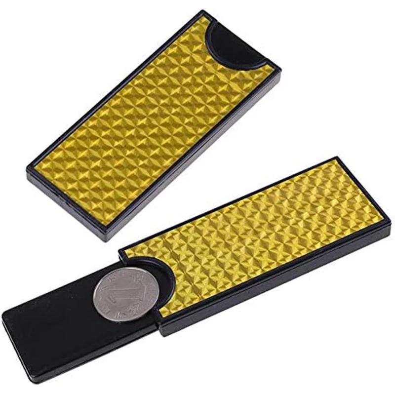 Caixa de moedas mágicas para crianças, truques mágicos, quebra-cabeça criativo, ilusões de close-up Acessórios, truques, fácil - Image 1