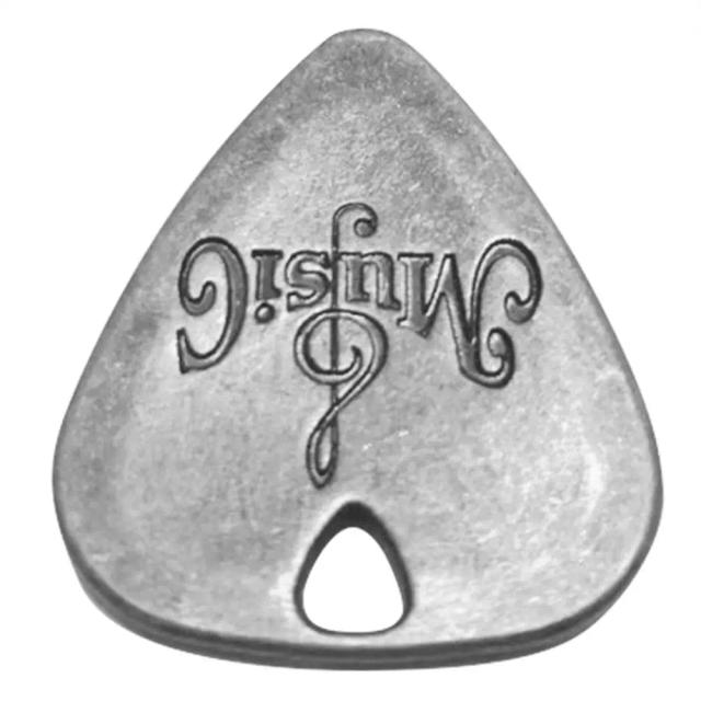 Plectro de Metal para Guitarra em Liga de Zinco - Ideal para Instrumentos Musicais e Entretenimento Esportivo