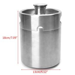 Mini barril fermentação caseira ferramenta bar para fabricação cerveja aço inoxidável - Image 1
