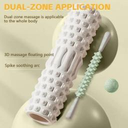 30cm coluna de yoga ginásio fitness pilates rolo de espuma exercício volta massagem rolo yoga tijolo equipamentos fitness em casa em pernas & braços - Image 4