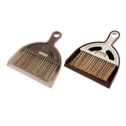 Mini vassoura e Dustpan Set para crianças, Pretend Play, Handheld multiuso para mesa, Escritório, Gaiola pequena para animais, Ferramentas de limpeza para campismo - Image 4