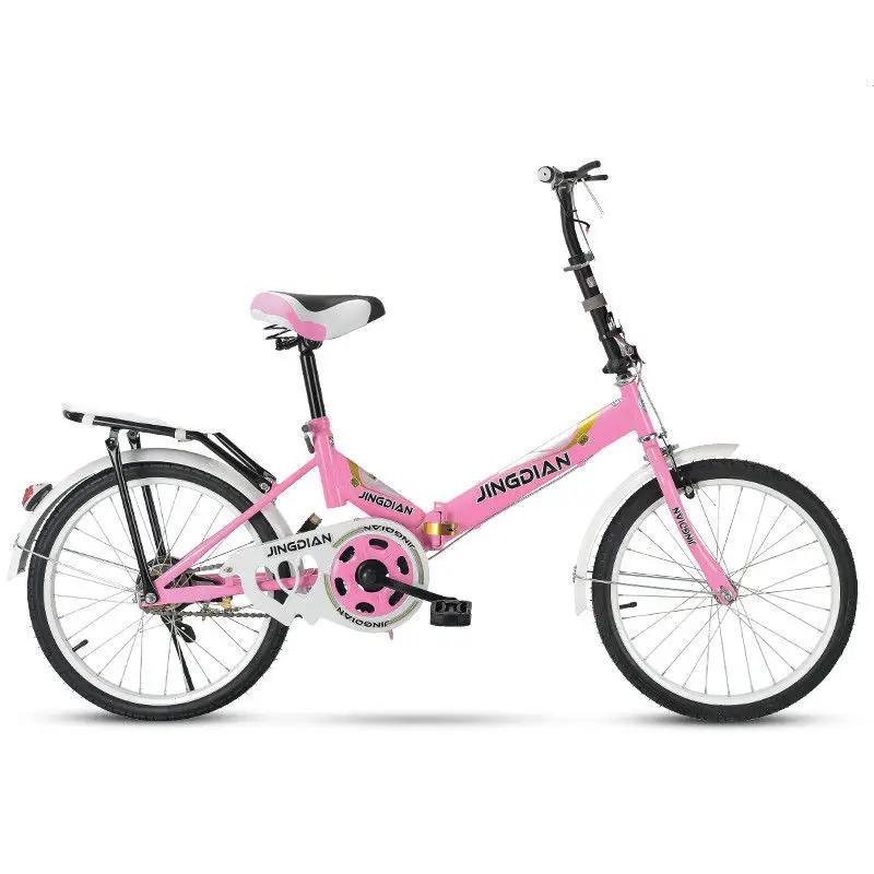 WOLFACE-Mountain Bike de luxo com cesta para adultos, roda dobrável, bicicleta de estrada, 20 Polegada, instalação gratuita, novo - Image 1