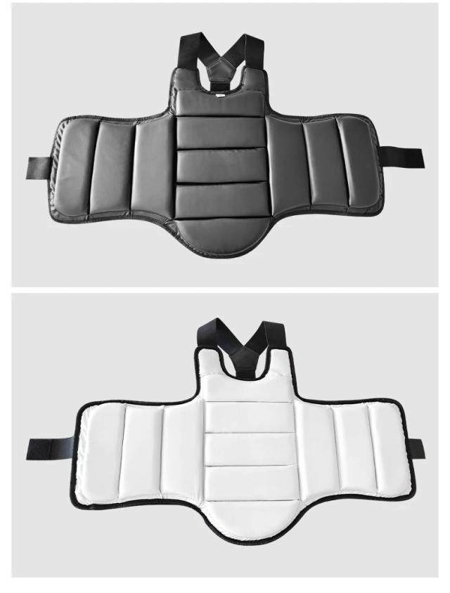 Colete Protetor de Taekwondo com Armadura para Costelas - Protetor de Peito para Muay Thai, Kickboxing e Sanda com Alta Resistência