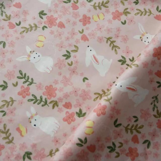Tecido de algodão floral para DIY: 160x50cm, ideal para roupas infantis e lençóis decorativos