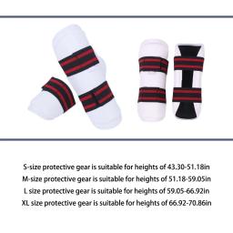 Equipamento de proteção profissional de taekwondo para adultos e crianças, braço e perna cinta, capa de treinamento sanda, protetor esportivo, conjunto completo - Image 6