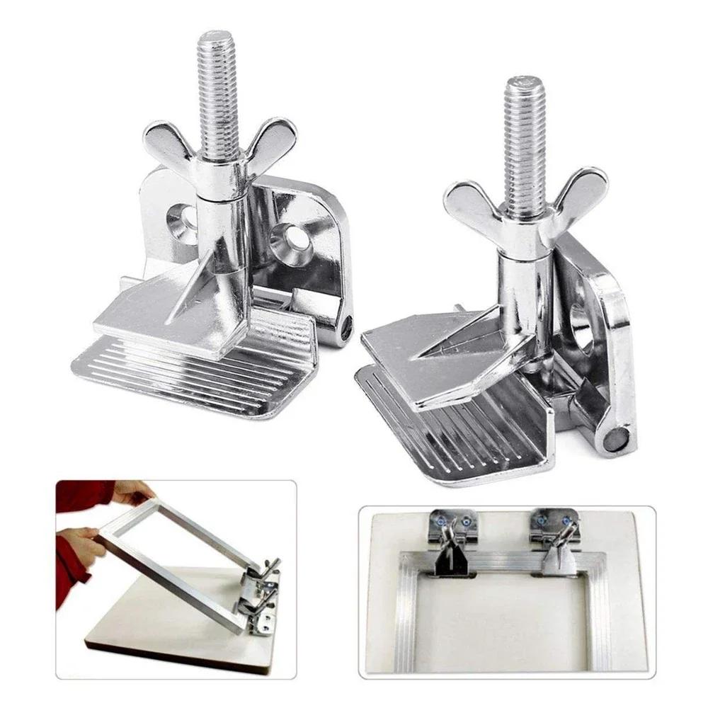 Screen Printing Borboleta Frame, Dobradiça Clamp, DIY Tools, Silk Screen Printing, Clip Printer, Handwork Tool Parts, 2 pcs - Image 1