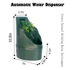 Réptil água potável fonte alimentação automática filtro bebedor lagarto camaleão répteis répteis anfíbio terrário acessórios - Image 4
