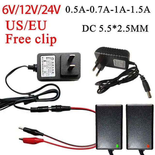 Carregador Universal 6V/12V/24V para Brinquedos Elétricos Infantil
