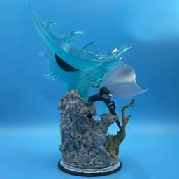 Naruto anime figura gk hatake kakashi 22cm figura de ação pvc personagens dos desenhos animados ornamentos de mesa amigos presentes aniversário brinquedos - Image 3