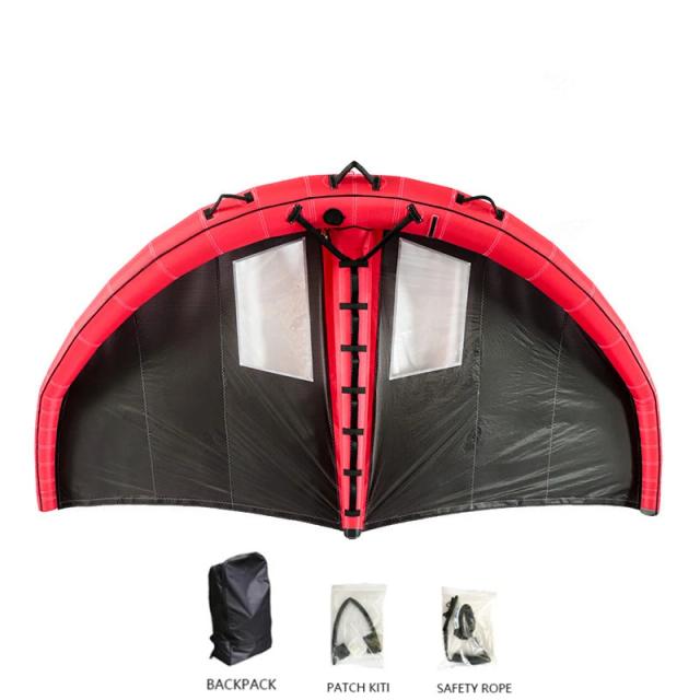 Kite Wing Foil Surf Inflável disponível em tamanhos 4m, 5m e 6m