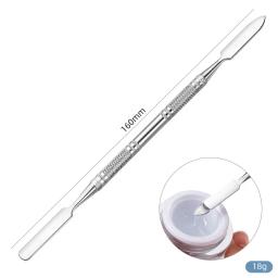 Espátula De Mistura De Cor De Aço Inoxidável, Pigmento Ferramenta De Mistura, Espátula Rod, Maquiagem Tintas Mistura, Metal Agitando Varas - Image 4