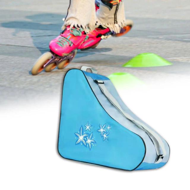 Bolsa de Transporte para Patins com Alça de Ombro - Ideal para Patinação Artística e Hockey em Gelo