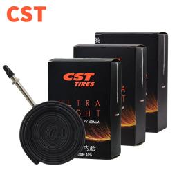 Cst 26/27.5/29 polegadas 700c mtb bicicleta de estrada tubo interno ultra leve presta schrader válvula fv/sv 0.6mm câmera de pneu de bicicleta - Image 6