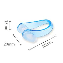 Clipe de nariz de silicone reutilizável para natação, nariz para adultos e crianças, mergulho e surf, impermeável, bocal de natação - Image 6