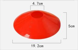 Cones de Treinamento de Agilidade para Treinamento de Futebol Obstáculo Logo Plate, Discos de Marcação Obstáculos, Kids Sports, Conjunto de 10 - Image 6