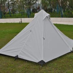 Barraca de acampamento ultraleve para mochila ao ar livre, barraca de trekking, barraca leve sem pólos, à prova d'água, 1-2 pessoas, sem polo - Image 4