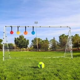 Discos alvo de tiro com corda ajustável, metas de futebol para hóquei e beisebol lacrosse, 1 conjunto - Image 3