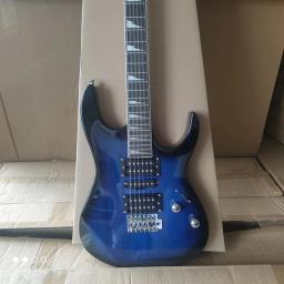 Guitarra elétrica do corpo do bordo com as peças necessárias e acessórios, guitarra profissional, 24 traste, 6 cordas - Image 1