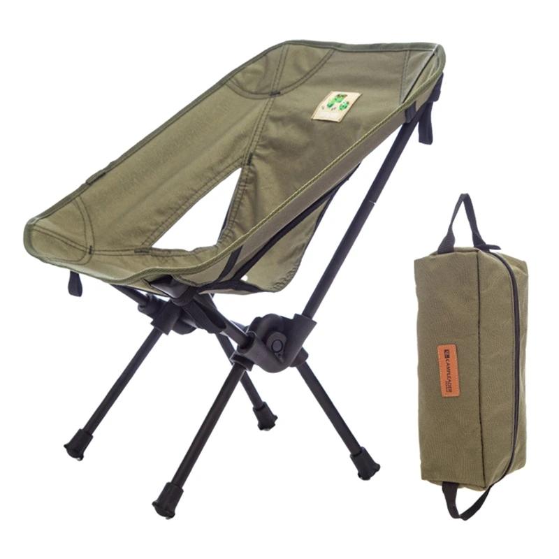 Crianças de pouco peso acampamento cadeira ultraleve portátil dobrável cadeira pequeno acampamento encosto cadeira fácil abrir & armazenamento - Image 1